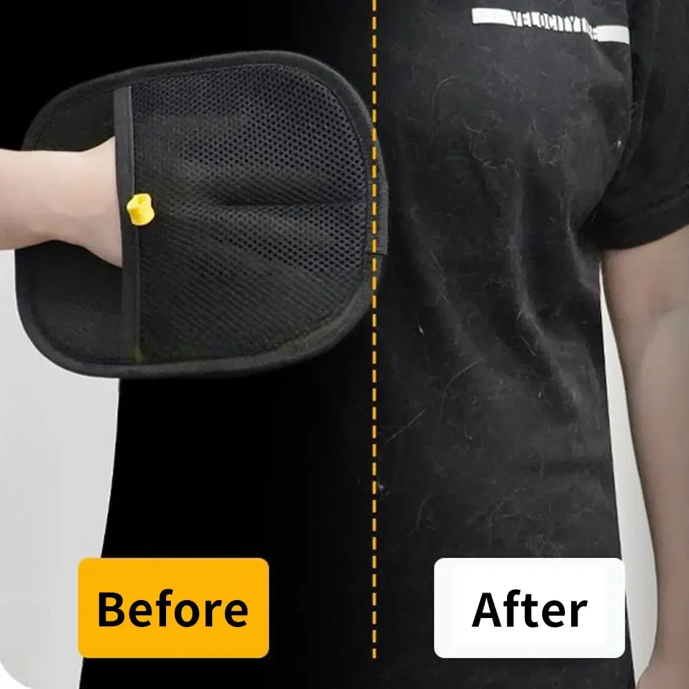 2-in-1 Pet Hair Glove - Groom & De-Fur