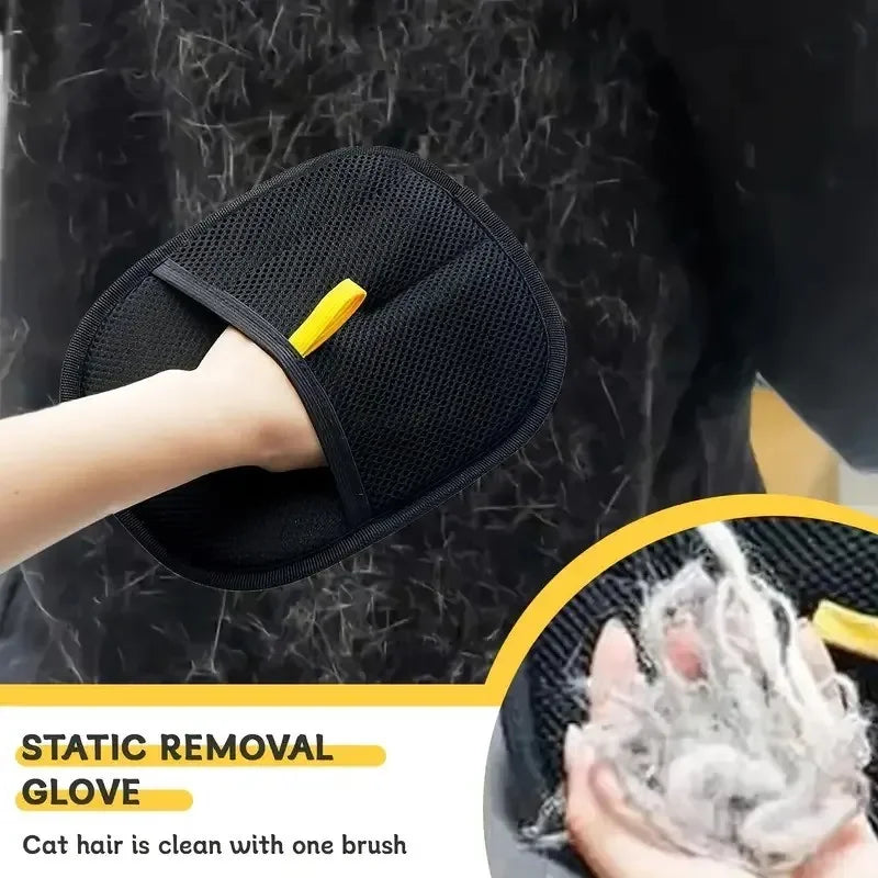 2-in-1 Pet Hair Glove - Groom & De-Fur