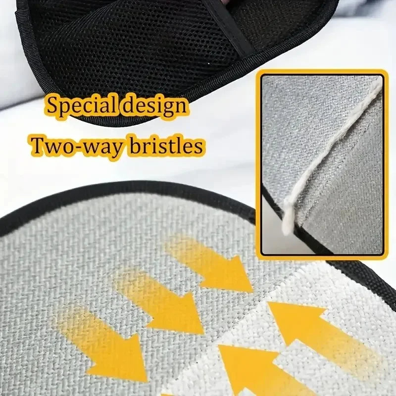 2-in-1 Pet Hair Glove - Groom & De-Fur